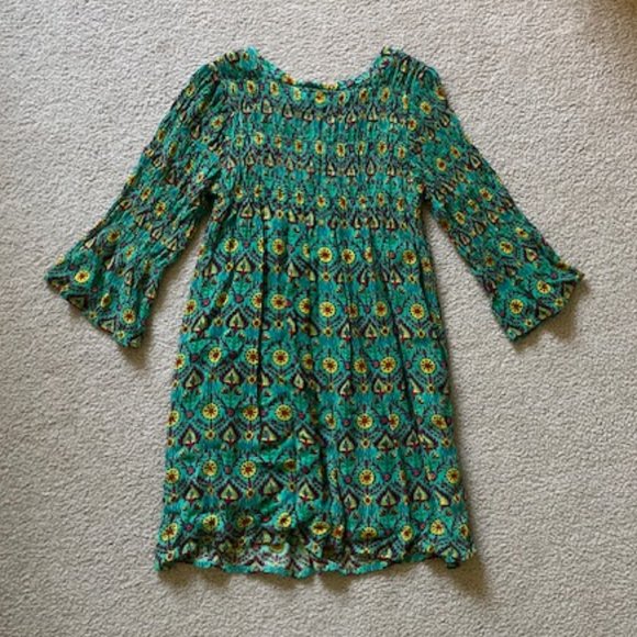 Peek Girls' Green Dress - Picture 2 of 2